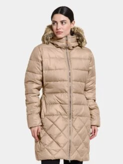 DIDRIKSONS Vestes Dextérieur Veste Fonctionnelle ESTER Femme Beige -Sportamore 07bdd7e85d2496ee1d101e36529896a3