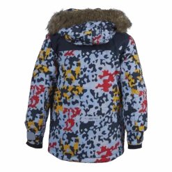 DIDRIKSONS Polarbjörnen Printed Parka Blue/Patterned -Sportamore 09362 40 003
