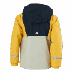 DIDRIKSONS Block Kids Jacket Blue/Yellow -Sportamore 09428 19 003