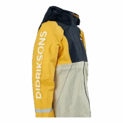 DIDRIKSONS Block Kids Jacket Blue/Yellow -Sportamore 09428 19 004