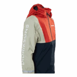 DIDRIKSONS Block Kids Jacket Blue/Red -Sportamore 09428 22 004