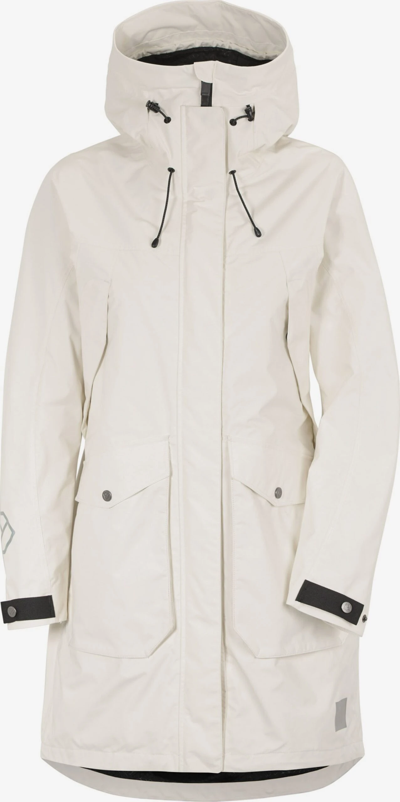 DIDRIKSONS Manteaux De Mi-saison Manteau Mi-saison Thelma Femme Blanc 3 DIDRIKSONS Manteaux De Mi-saison Manteau Mi-saison Thelma Femme Blanc