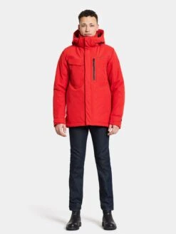 DIDRIKSONS Vestes Thermiques Et Doudounes Veste De Sport STEFAN USX JKT Homme Rouge -Sportamore 170f31a5fe227804c5087d172e9fb68b