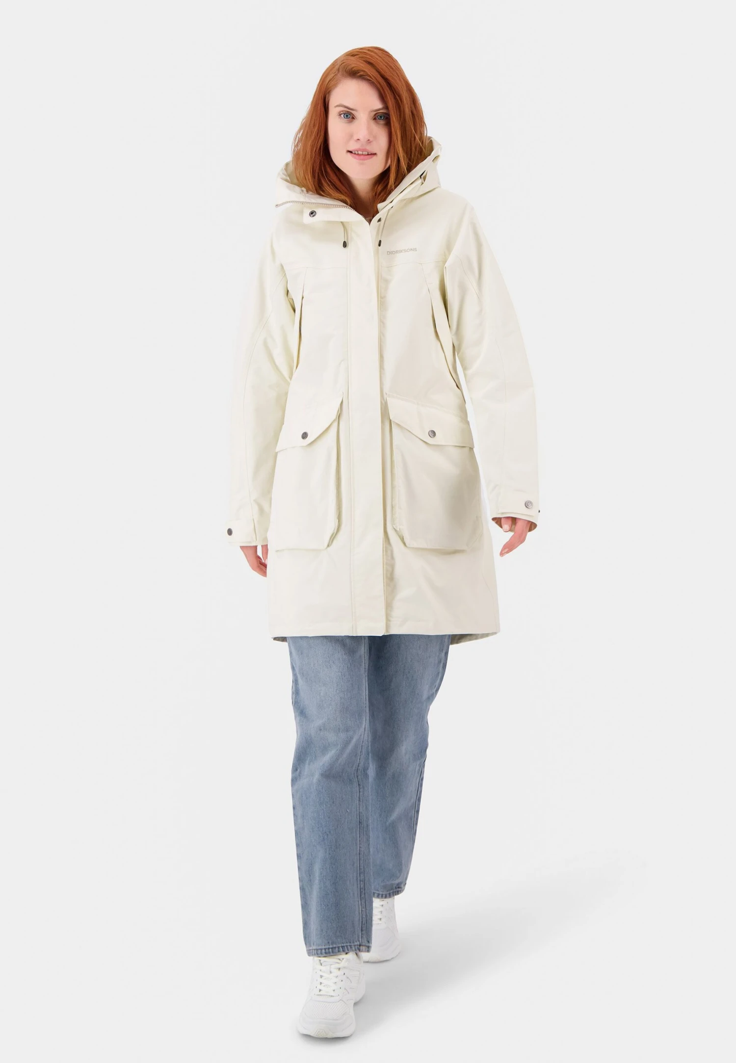 DIDRIKSONS Thelma Wns 9 - Parka - White 4 DIDRIKSONS Thelma Wns 9 - Parka - White – Image 2