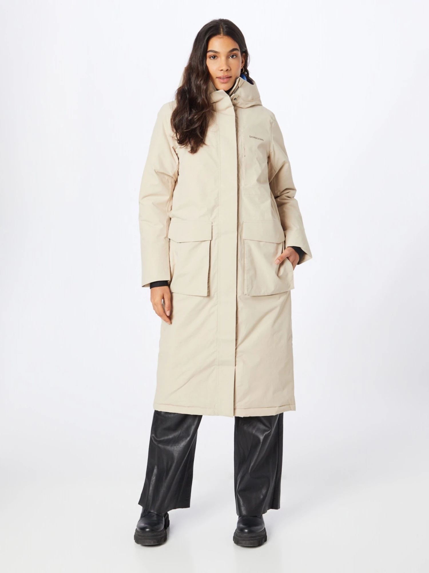 DIDRIKSONS Manteaux De Pluie Manteau Fonctionnel Femme Beige Foncé 6 DIDRIKSONS Manteaux De Pluie Manteau Fonctionnel Femme Beige Foncé – Image 4