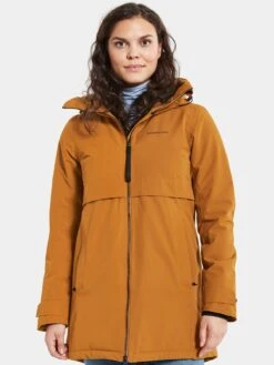DIDRIKSONS Manteaux De Mi-saison Manteau Mi-saison Helle Femme Orange -Sportamore 3233e9088bf6487534b814e023c2182b
