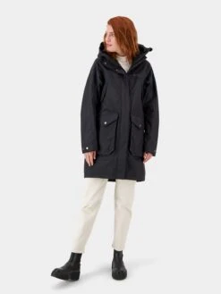 DIDRIKSONS Vestes Dextérieur Veste Fonctionnelle THELMA Femme Noir -Sportamore 373f2f0023ccd5828d6d96703d9a8adf