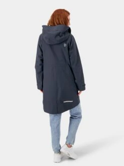 DIDRIKSONS Parkas Parka Mi-saison ILMA Femme Bleu Foncé -Sportamore 379860ec579bfe4ccd5455d63a40afa7