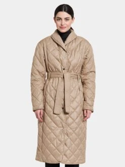 DIDRIKSONS Manteaux De Pluie Manteau Fonctionnel MIRJAM Femme Cappuccino -Sportamore 37d772bb145deb0f31f8d8dc5d302f10