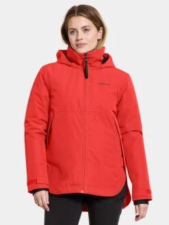 DIDRIKSONS Vestes Dextérieur Veste Fonctionnelle JENNIE Femme Rouge -Sportamore 46a2094e46215f5fd9f69728d5115e4f