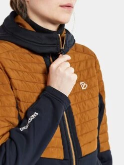 DIDRIKSONS Vestes De Mi-saison Veste Mi-saison Annema Femme Bleu Marine / Caramel -Sportamore 47fc605e3c5f5322fd95dea0abd4247f