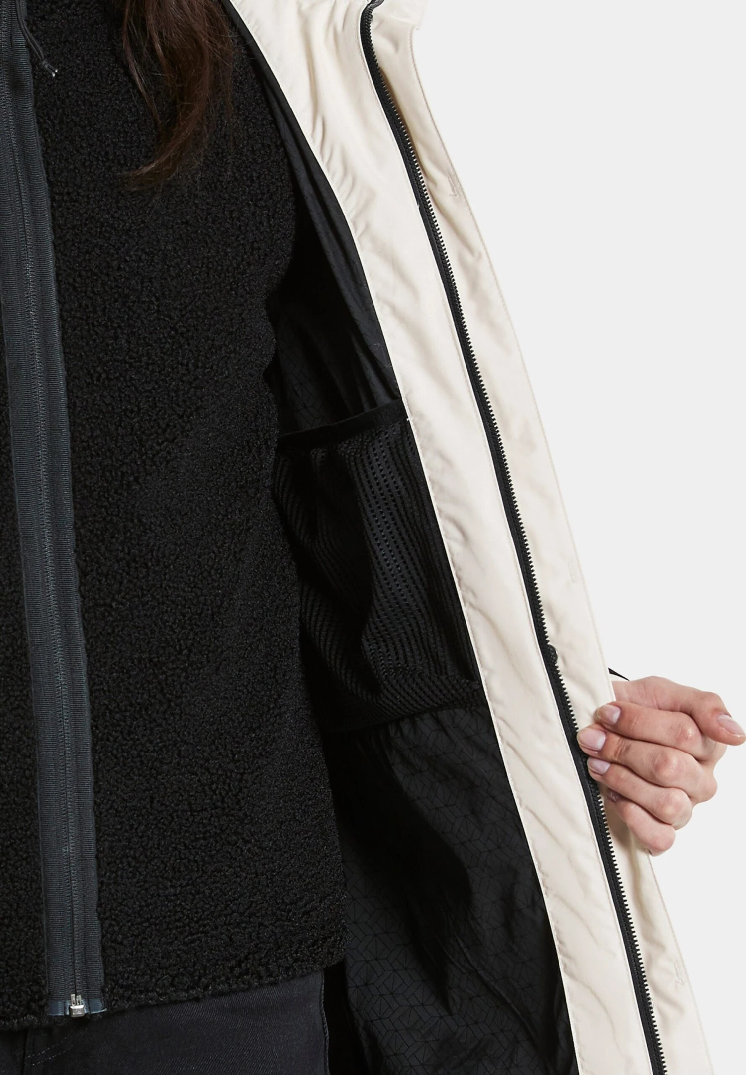 DIDRIKSONS Manteaux De Mi-saison Manteau Mi-saison Thelma Femme Blanc 8 DIDRIKSONS Manteaux De Mi-saison Manteau Mi-saison Thelma Femme Blanc – Image 6