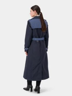 DIDRIKSONS Manteaux De Pluie Manteau Fonctionnel ALVINA Femme Marine / Bleu-gris -Sportamore 546431d5fc13c23975aad377f10bb283