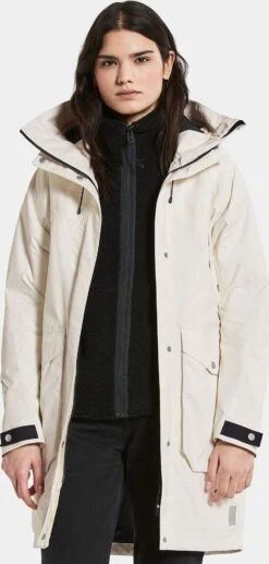 DIDRIKSONS Manteaux De Mi-saison Manteau Mi-saison Thelma Femme Blanc 10 DIDRIKSONS Manteaux De Mi-saison Manteau Mi-saison Thelma Femme Blanc -Sportamore 5541e8664af94f4fe33e3b6c4f16de76