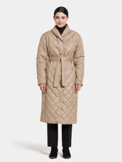 DIDRIKSONS Manteaux De Pluie Manteau Fonctionnel MIRJAM Femme Cappuccino -Sportamore 576f021d300c30e667206b841978afc8