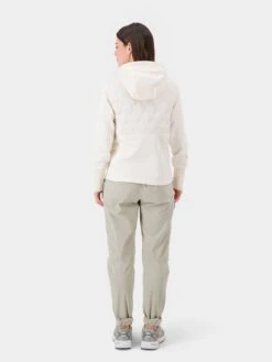 DIDRIKSONS Vestes Dextérieur Veste En Polaire JUNIS Femme Blanc -Sportamore 58cd78b3a1e8a456afc4119e74ebfc4b