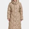 DIDRIKSONS Saga Wns L - Manteau D'Hiver - Beige