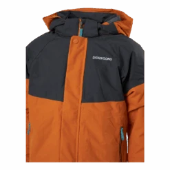 DIDRIKSONS Lun Kids Jkt 3 Burnt Glow 9 DIDRIKSONS Lun Kids Jkt 3 Burnt Glow -Sportamore 60555 95 004