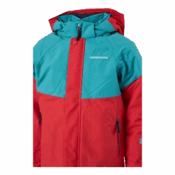 DIDRIKSONS Lun Kids Jkt 3 Bright Red -Sportamore 60555 99 004
