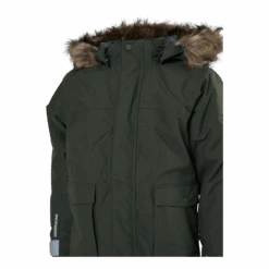 DIDRIKSONS Kure Kids Parka 4 Deep Green -Sportamore 60564 35 004