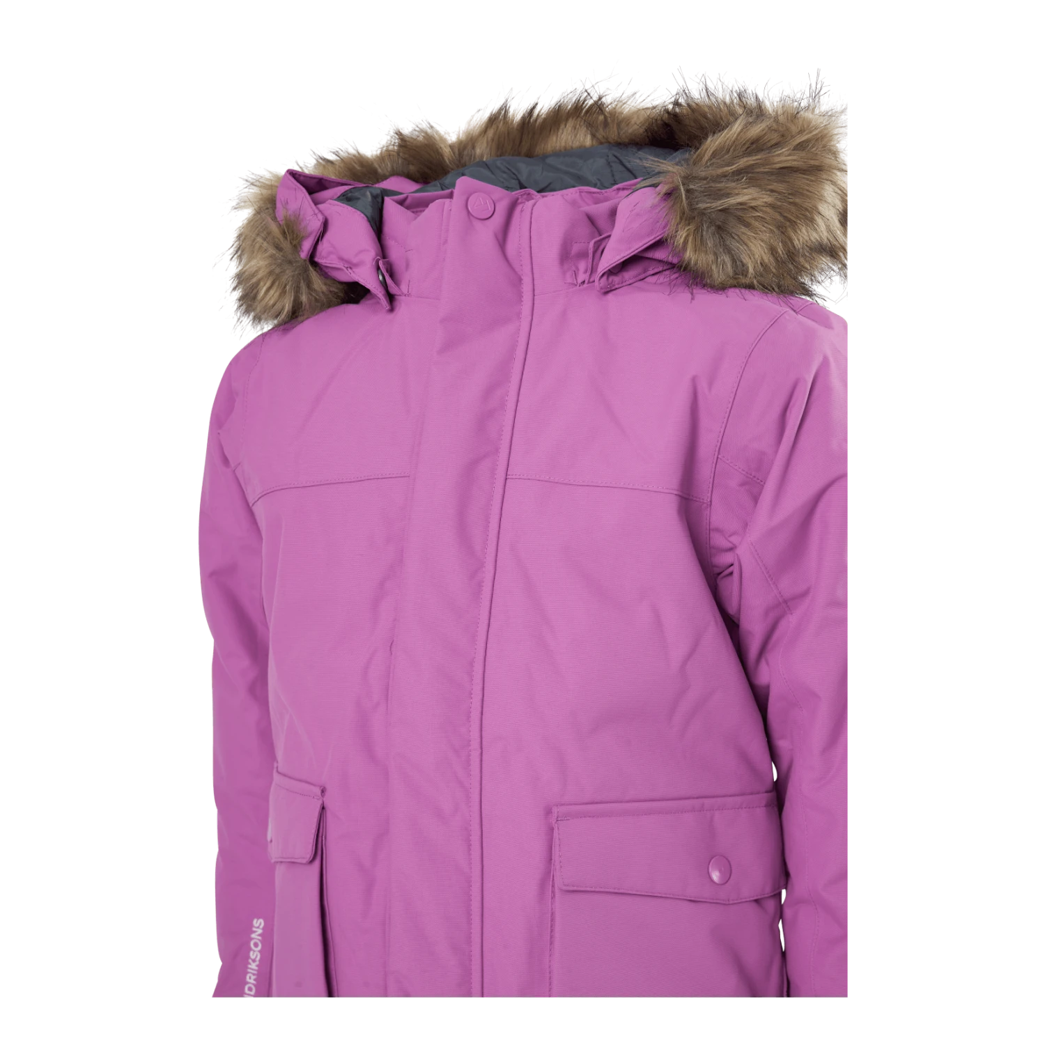 DIDRIKSONS Kure Kids Parka 4 Radiant Purple 6 DIDRIKSONS Kure Kids Parka 4 Radiant Purple – Image 4