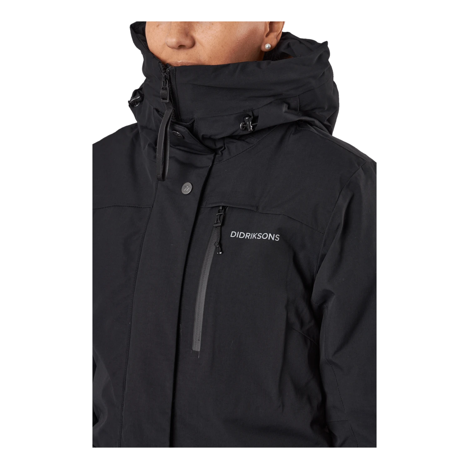 DIDRIKSONS Ciana Wns Parka 2 Black 6 DIDRIKSONS Ciana Wns Parka 2 Black – Image 4