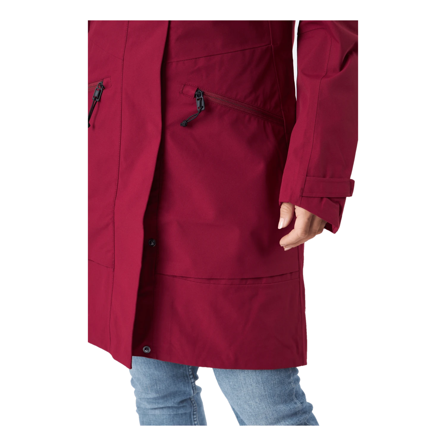 DIDRIKSONS Ilma Wns Parka 6 Red 7 DIDRIKSONS Ilma Wns Parka 6 Red – Image 5