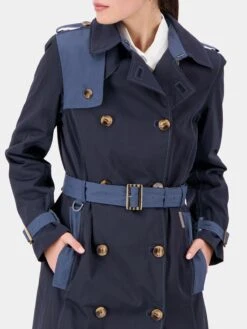 DIDRIKSONS Manteaux De Pluie Manteau Fonctionnel ALVINA Femme Marine / Bleu-gris -Sportamore 61d848e4f645e34a6c3900576b134f65