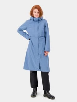 DIDRIKSONS Manteaux De Pluie Manteau Fonctionnel SONJA Femme Bleu -Sportamore 6ec22503bc03c6357a4ee8c03054e252