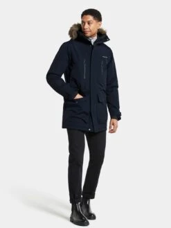 DIDRIKSONS Vestes De Mi-saison Parka Mi-saison Fredrik Homme Bleu Foncé -Sportamore 7100885c069ff337e4de1d47776c58e5