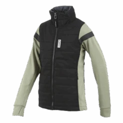 DIDRIKSONS Madrid Girls Hybrid Jacket Black/Green -Sportamore 7332627601135 003 3783b36a3e284768b828aa9228c9d83d