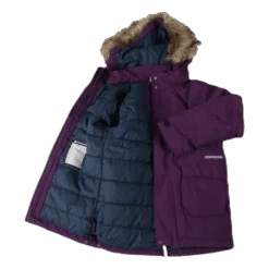 DIDRIKSONS Kure Kid's Parka Purple -Sportamore 7332627694564 005 12b028d5964f46b281f237cf314fb79e