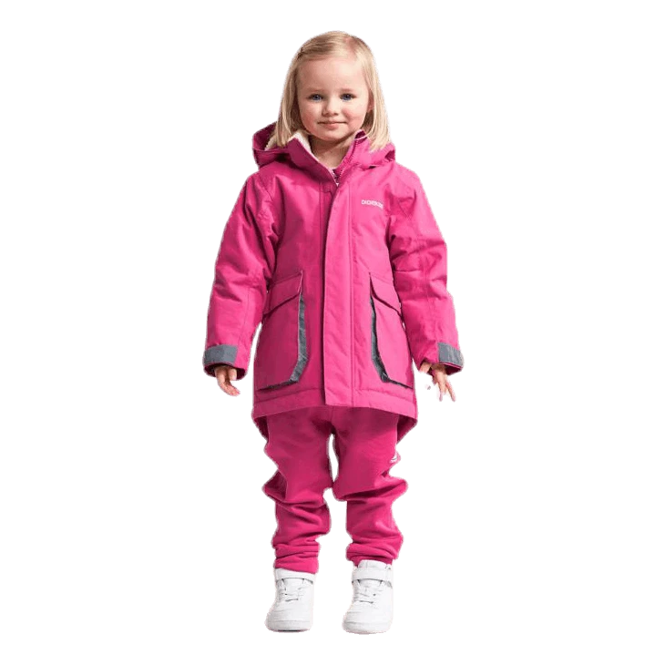 DIDRIKSONS Indre Kid's Parka Pink 5 DIDRIKSONS Indre Kid's Parka Pink – Image 3