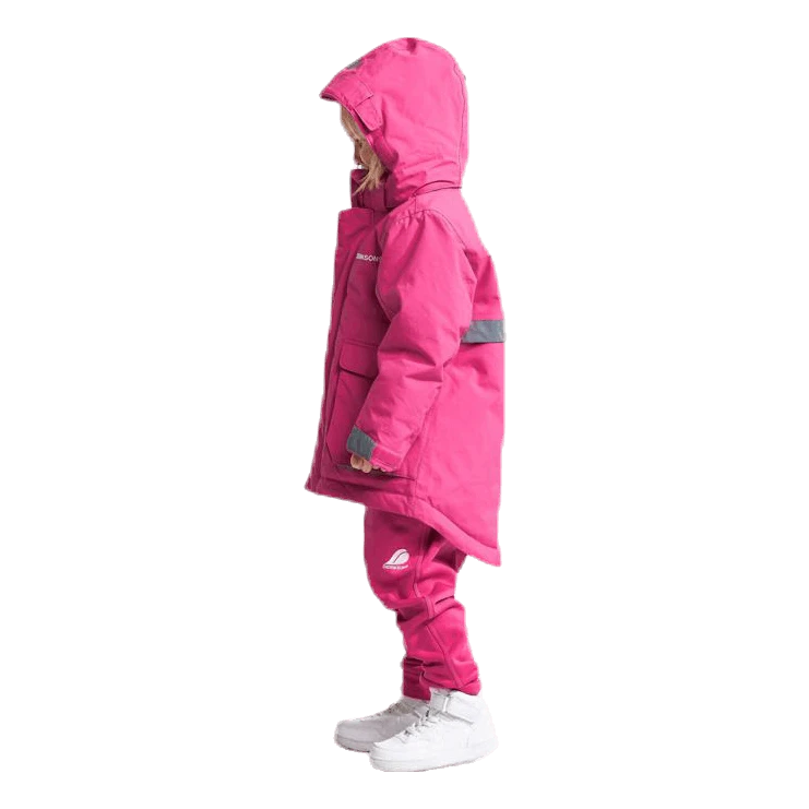 DIDRIKSONS Indre Kid's Parka Pink 7 DIDRIKSONS Indre Kid's Parka Pink – Image 5