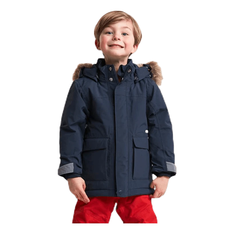 DIDRIKSONS Kure Kid's Parka Blue 6 DIDRIKSONS Kure Kid's Parka Blue – Image 4