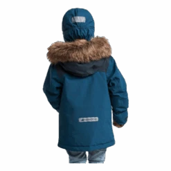 DIDRIKSONS Kure Kid's Parka Blue -Sportamore 7332627781981 003 b30e953de3e24df684adf31b9f490828
