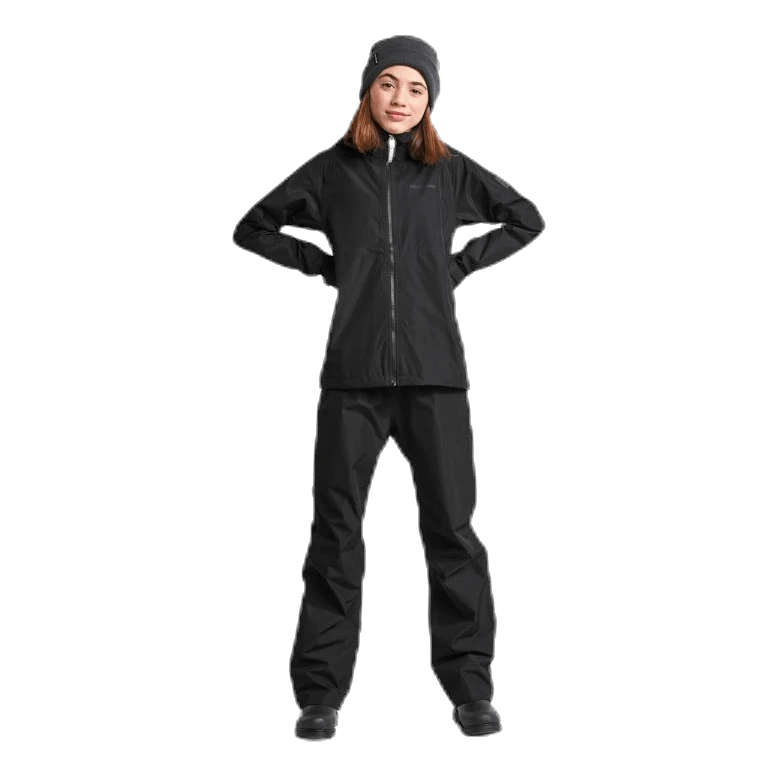 DIDRIKSONS Tera Girls Rain Jacket Black 5 DIDRIKSONS Tera Girls Rain Jacket Black – Image 3