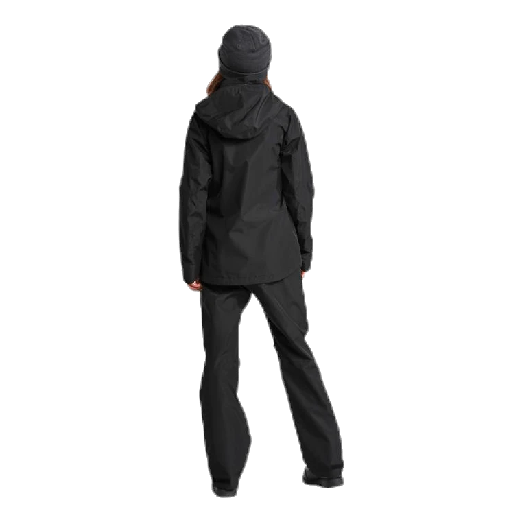 DIDRIKSONS Tera Girls Rain Jacket Black 6 DIDRIKSONS Tera Girls Rain Jacket Black – Image 4