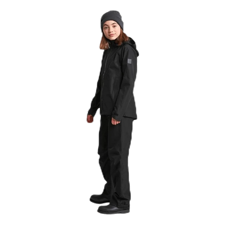 DIDRIKSONS Tera Girls Rain Jacket Black 7 DIDRIKSONS Tera Girls Rain Jacket Black – Image 5