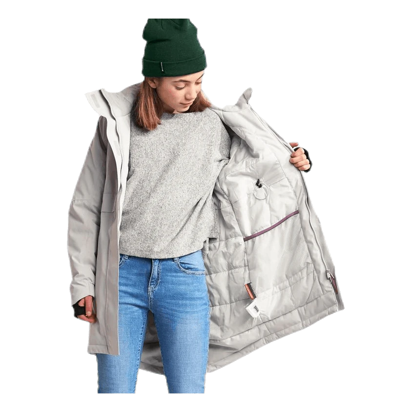 DIDRIKSONS Thea Girl's Parka White 5 DIDRIKSONS Thea Girl's Parka White – Image 3