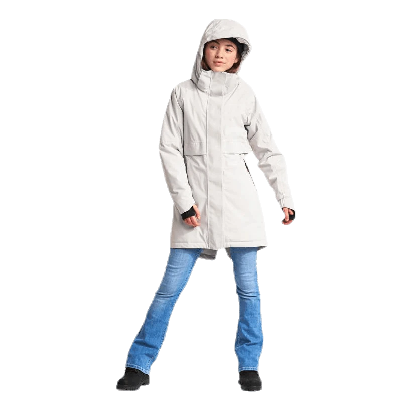 DIDRIKSONS Thea Girl's Parka White 7 DIDRIKSONS Thea Girl's Parka White – Image 5