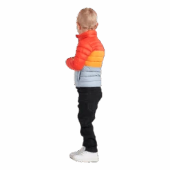 DIDRIKSONS Puff Jacket Orange/Blue/Yellow -Sportamore 7332627885962 003 eaa55e4a3fb14e8da704b774e52a46e8
