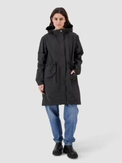 DIDRIKSONS Parkas Parka Mi-saison HELEN Femme Noir -Sportamore 7957a03246c857c9e3f9985a09e3fe8b