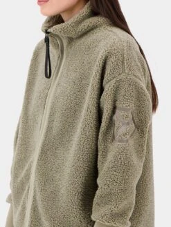 DIDRIKSONS Vestes Dextérieur Veste En Polaire ALEXA Femme Vert -Sportamore 7d1fdc32b222ed95b372f4281c3def23