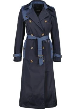 DIDRIKSONS Alvina - Trench - Blue -Sportamore 87d60995bb9f4172b2c84f3c5bfe8d76