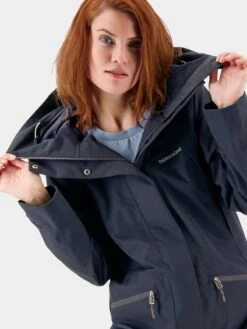 DIDRIKSONS Parkas Parka Mi-saison ILMA Femme Bleu Foncé -Sportamore 8dc6070f206ece3c310dad117966e8a3