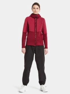 DIDRIKSONS Vestes De Mi-saison Veste Mi-saison Annema Femme Rouge Sang -Sportamore 8f10aadd0a8e2dd57fcd246ad91b8cfb