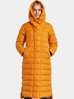 DIDRIKSONS Manteaux Dhiver Manteau D’hiver Stella Femme Jaune -Sportamore 92d10a8a9309bc2572bd2072a318fad4