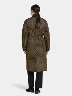 DIDRIKSONS Manteaux De Mi-saison Manteau Mi-saison DORIS Femme Marron / Noir -Sportamore 98c1eddaee41eaf55b3c30aa85ca531c