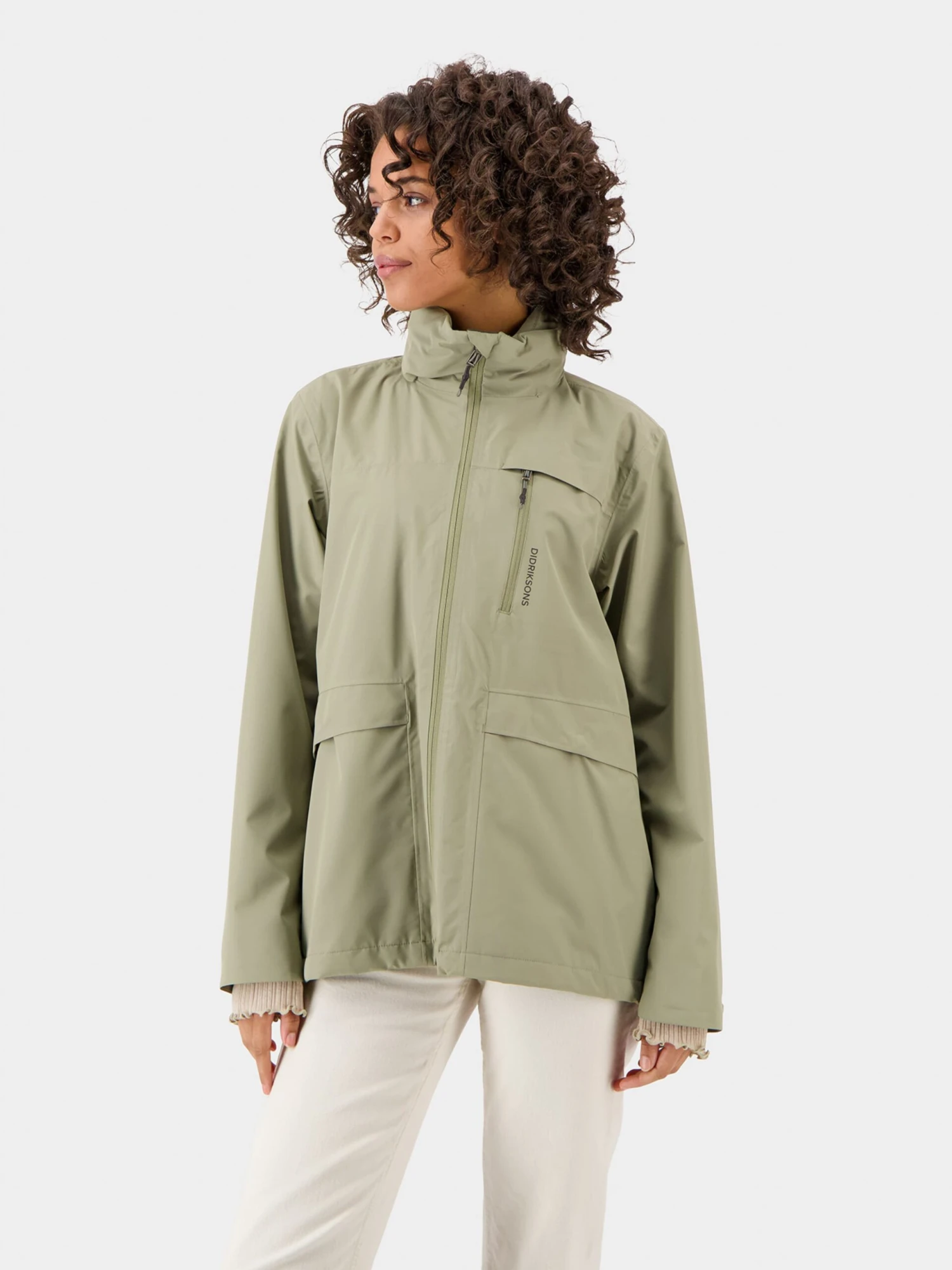 DIDRIKSONS Vestes Dextérieur Veste Fonctionnelle Widana Femme Vert Clair 5 DIDRIKSONS Vestes Dextérieur Veste Fonctionnelle Widana Femme Vert Clair – Image 3